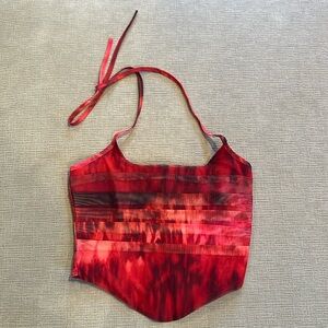 I Am Gia | Corset Halter Top